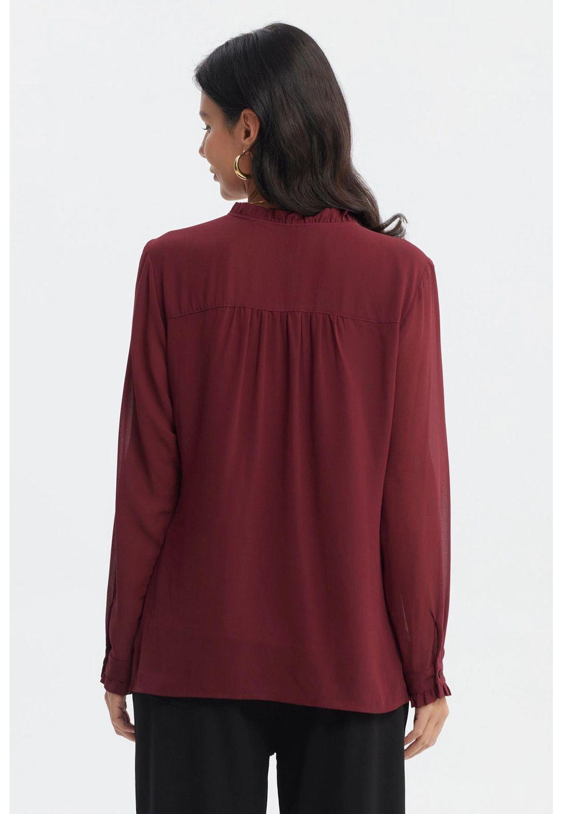 Blusa Mujer Slim Rojo-2