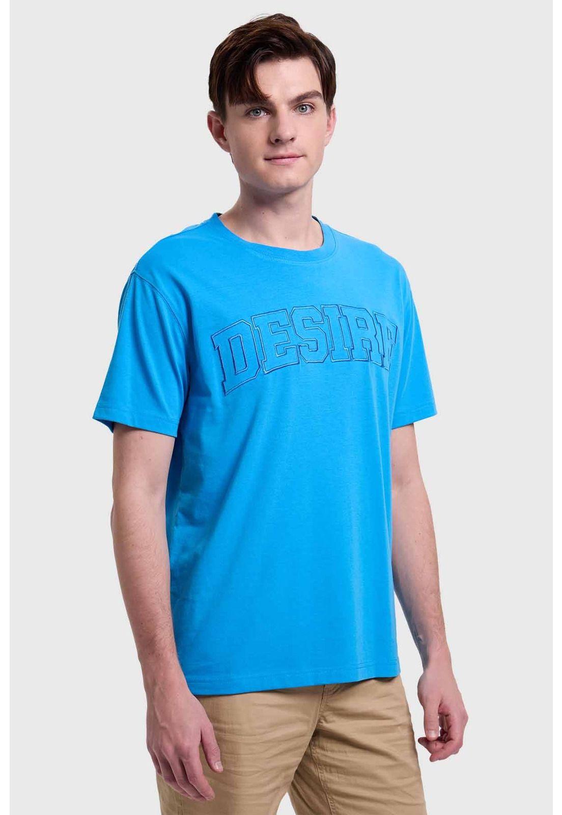Polera Hombre Print Celeste-0