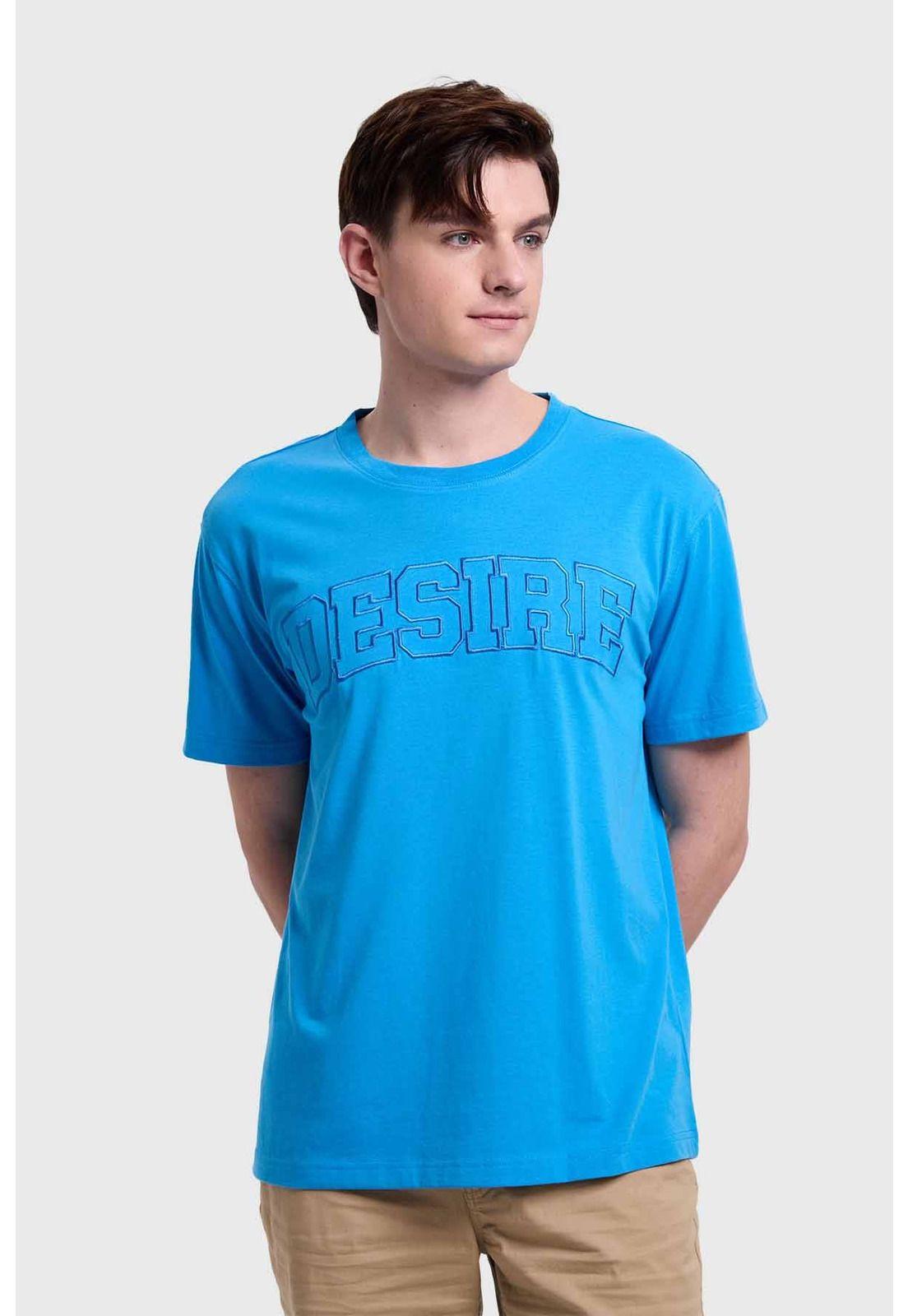 Polera Hombre Print Celeste-1
