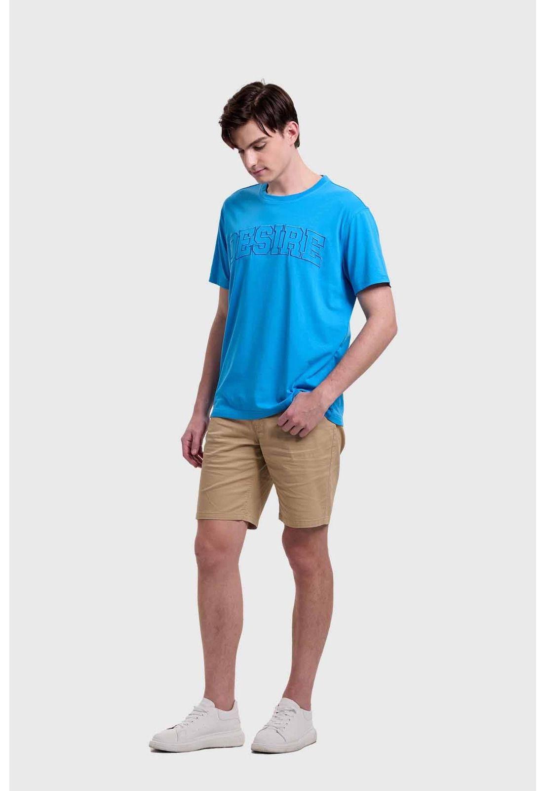 Polera Hombre Print Celeste-3
