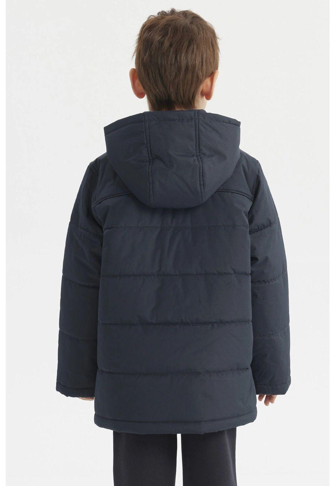 Parka Niño Impermeable Azul Marino-2