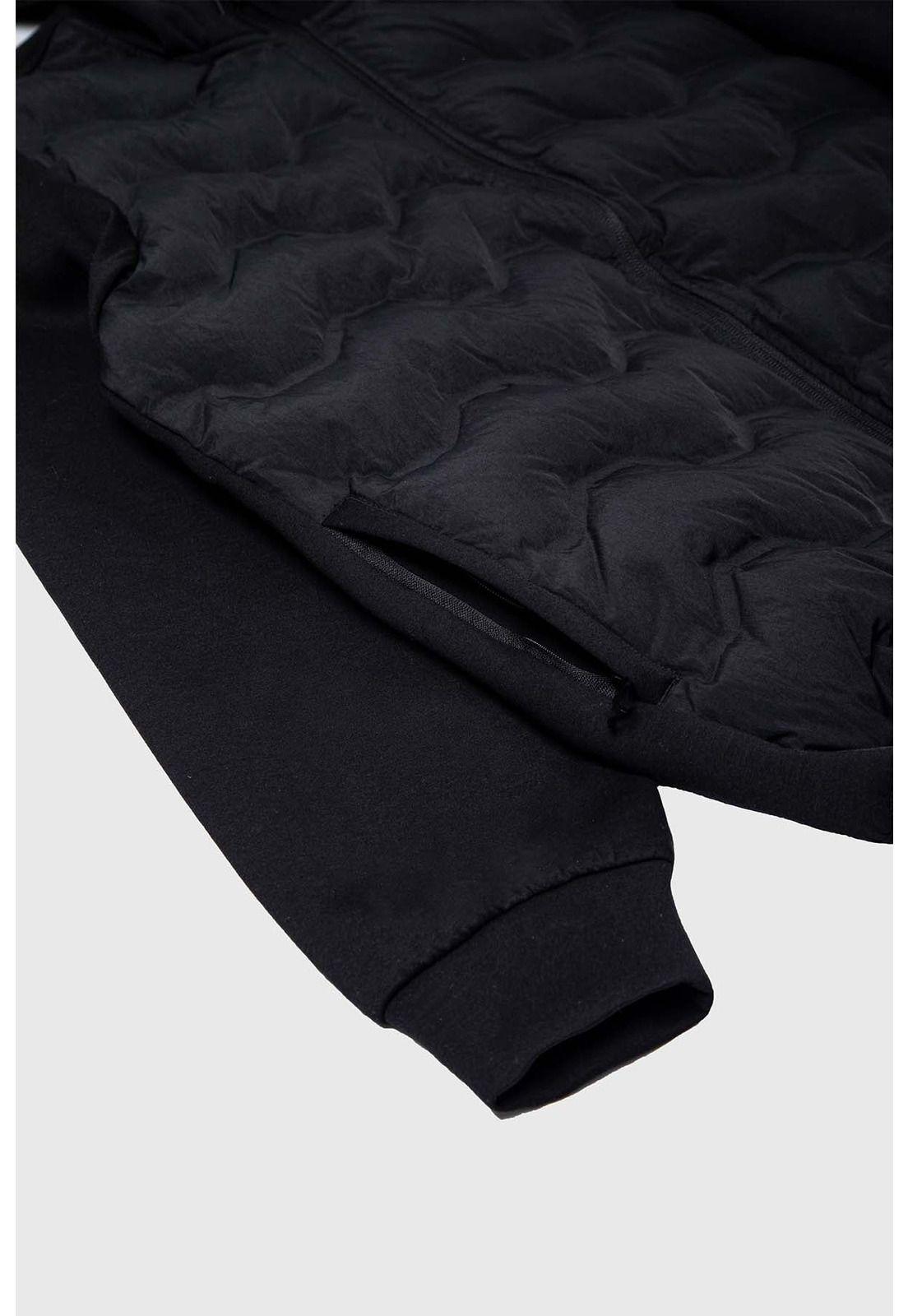 Parka Hombre Relieve Negro-2