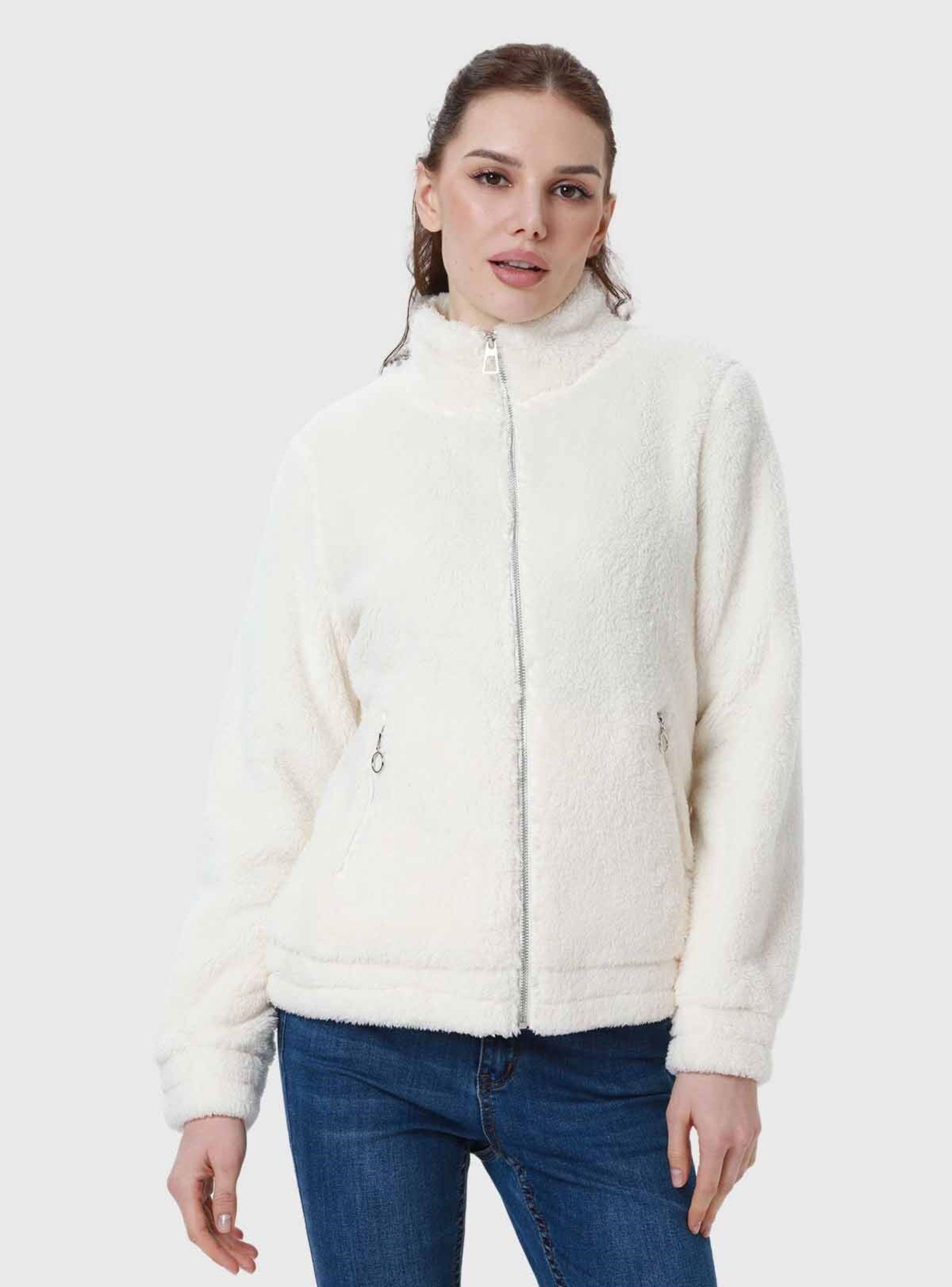 Polar Mujer Full Zipper Crema Fsp Ii-0