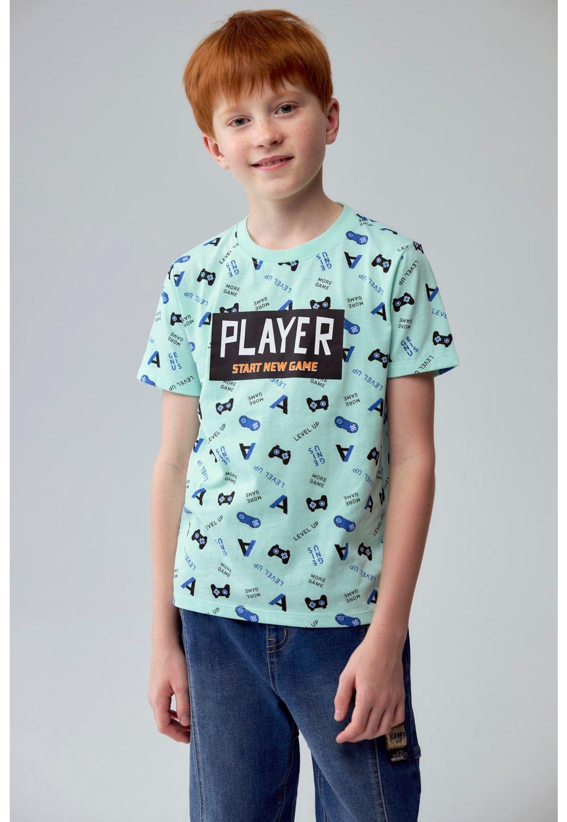 Polera Niño Full Print Toddler Verde-0