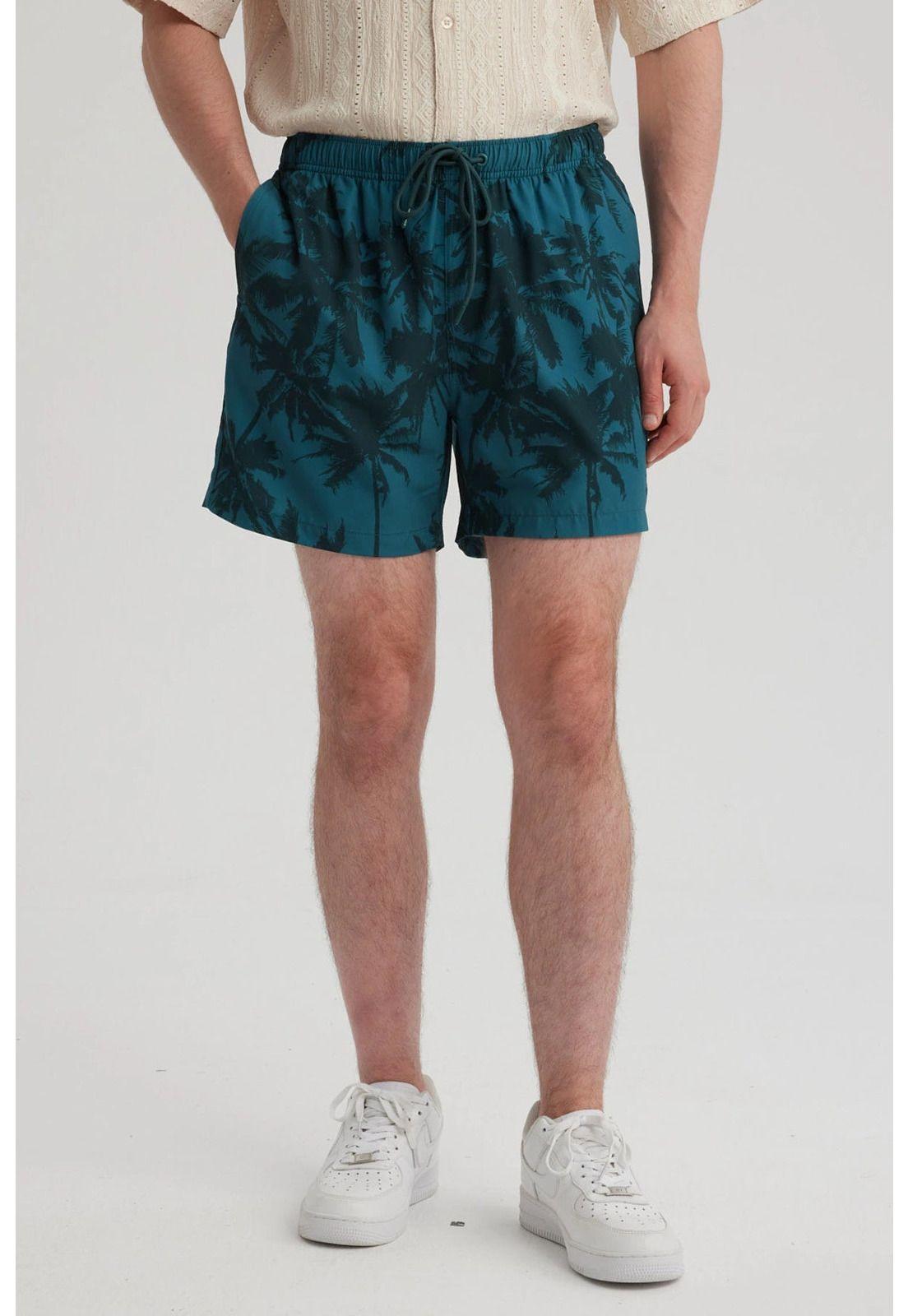 Short De Baño Hombre Rapport Verde-4