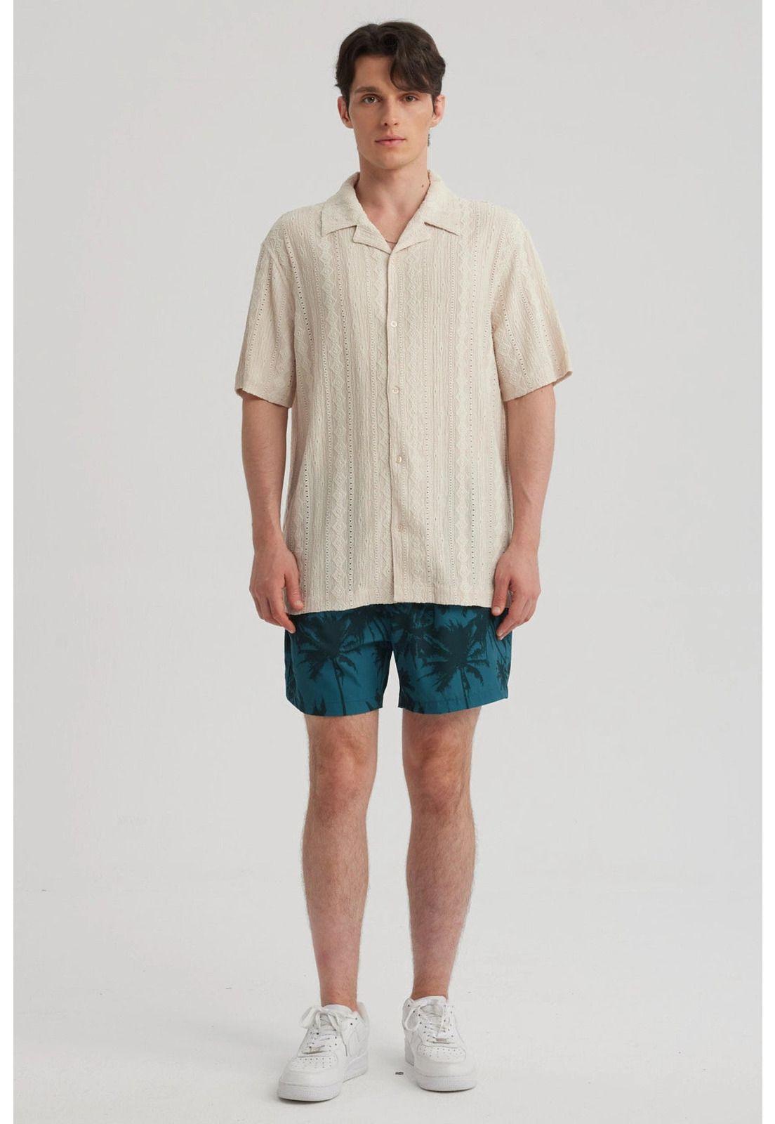 Short De Baño Hombre Rapport Verde-7