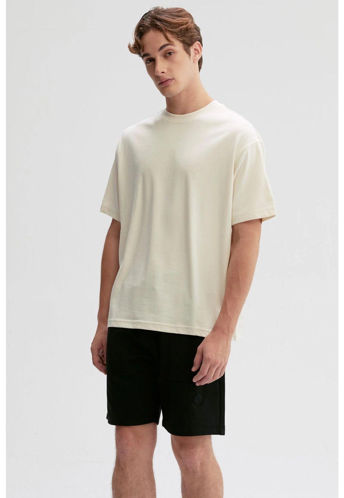 Polera Hombre Loose Fit Crema-1