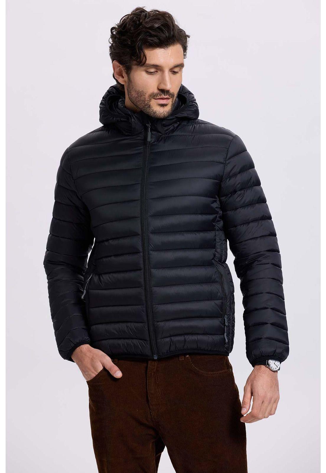 Parka Hombre Negro-1
