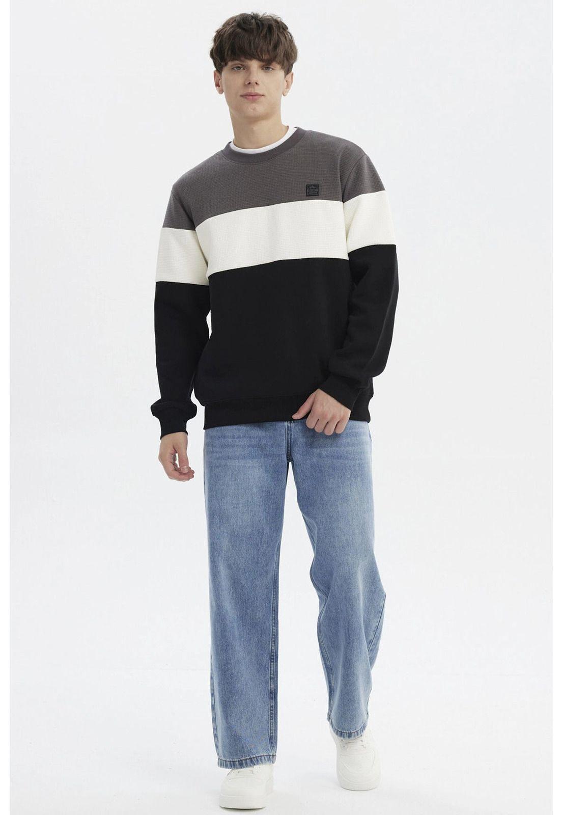 Polerón Hombre Slim Negro - V-3