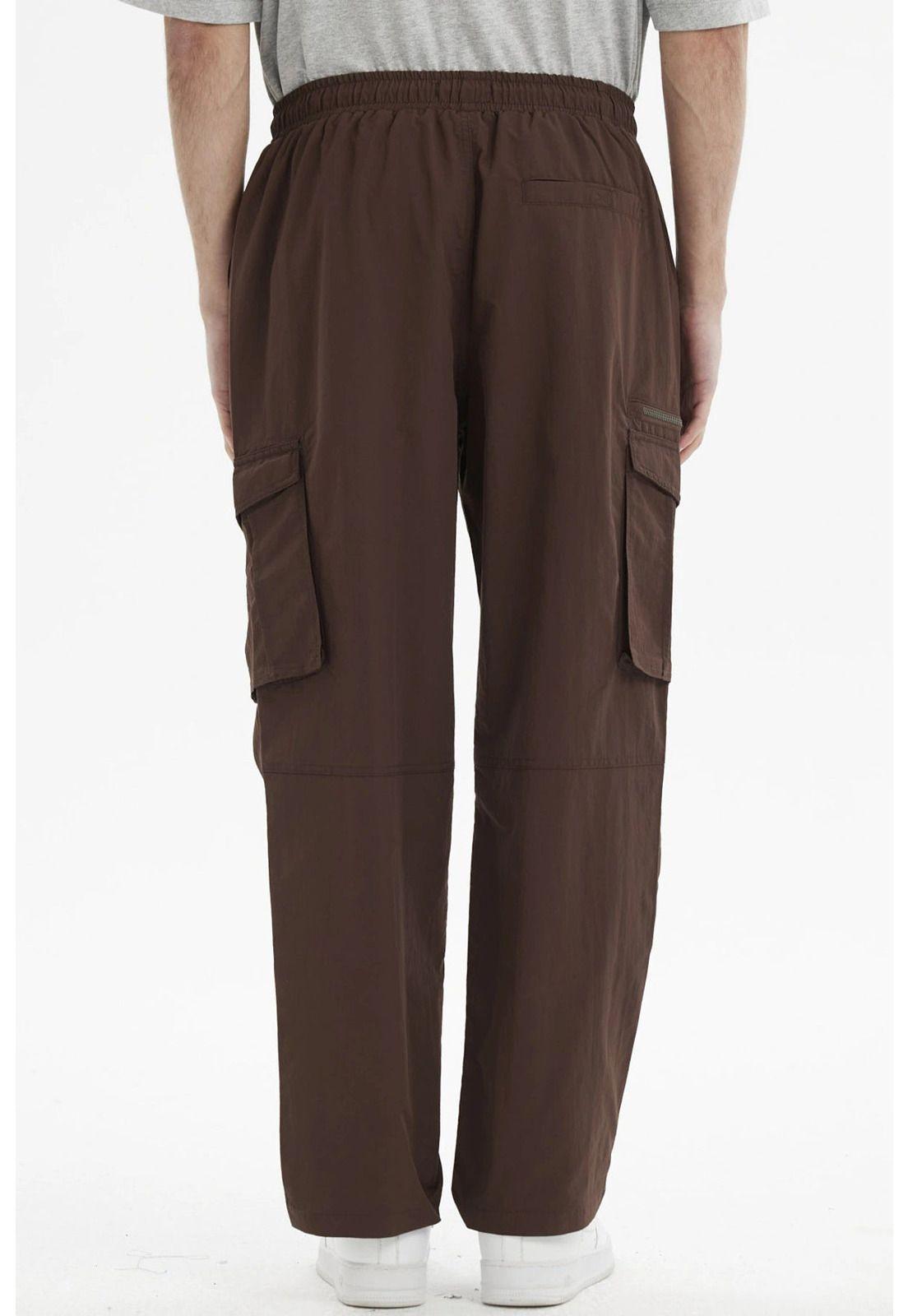 Pantalón Hombre Cargo Parachute Chocolate-2