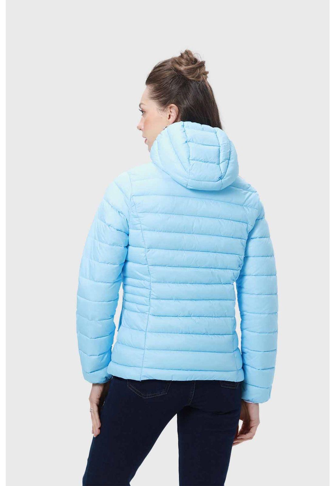 Parka Mujer Corta Plummy Celeste-2