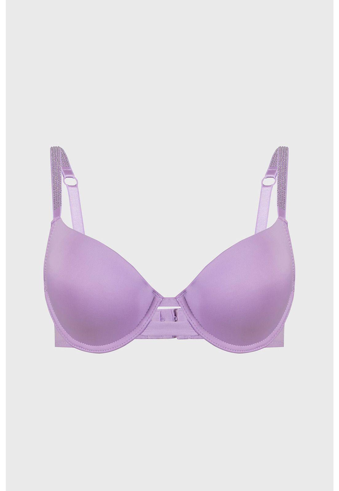 Sostén Mujer Copa Soft Con Tirante Lila-0