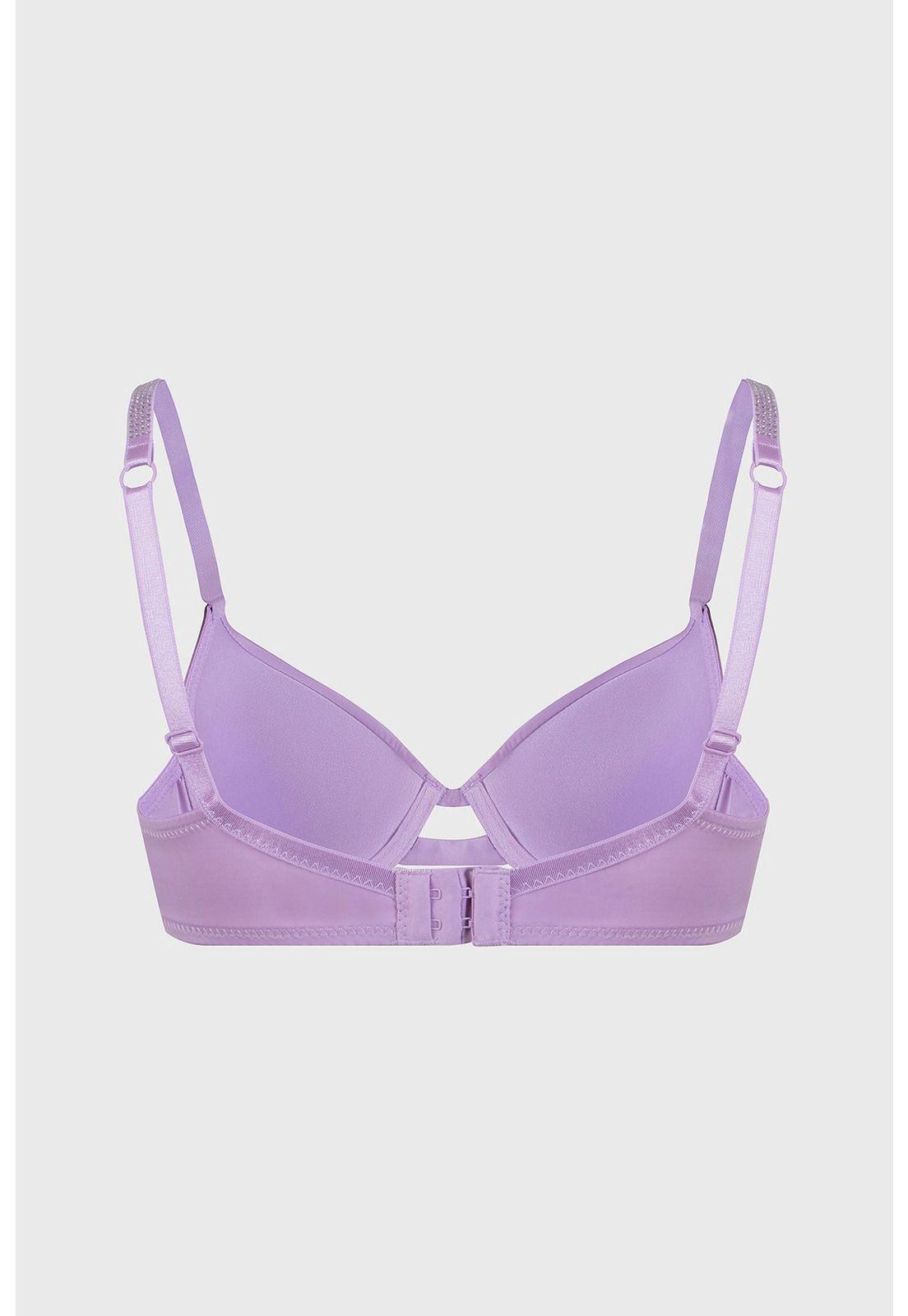 Sostén Mujer Copa Soft Con Tirante Lila-1