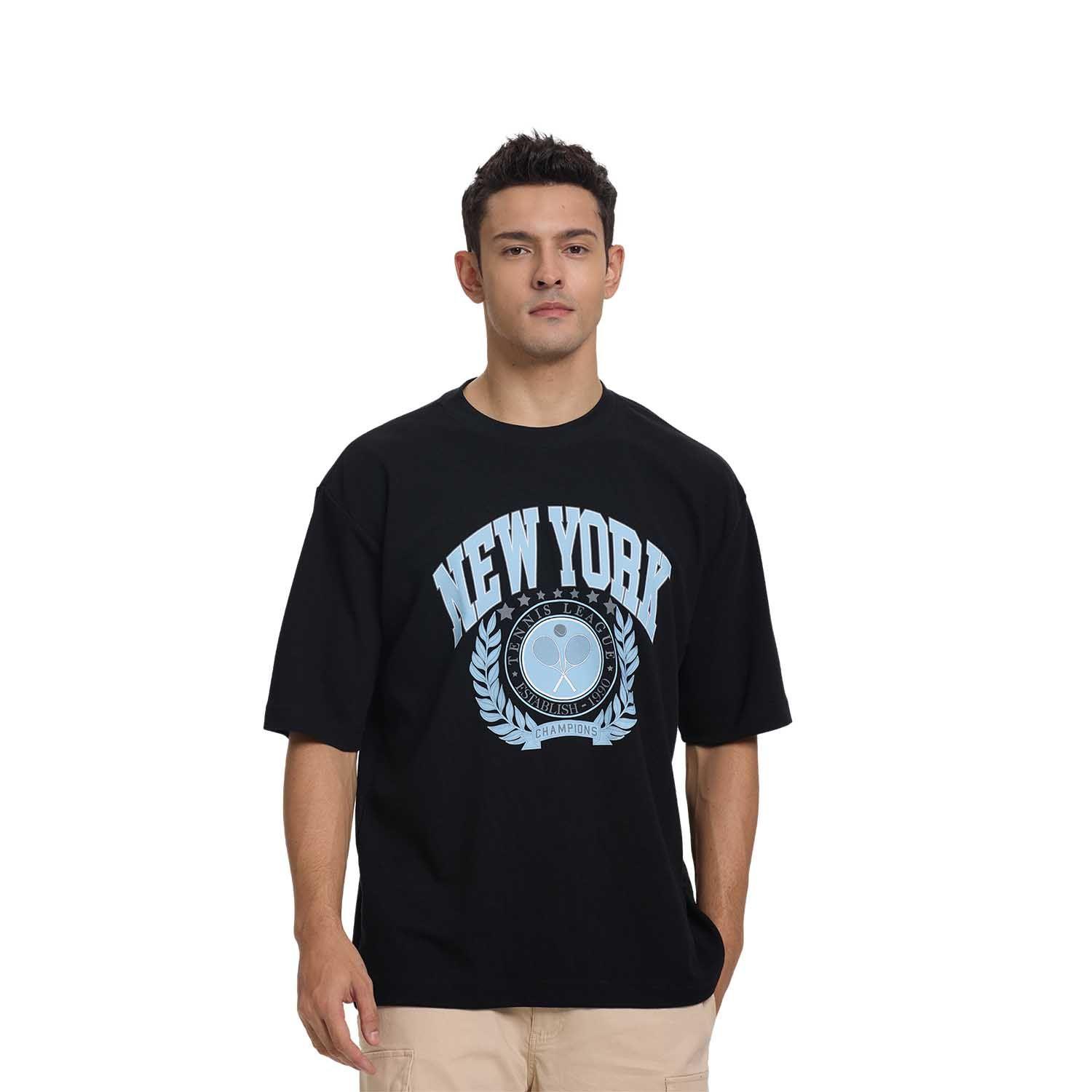 Polera Hombre Sport Tenis Negro Fashion's Park-0