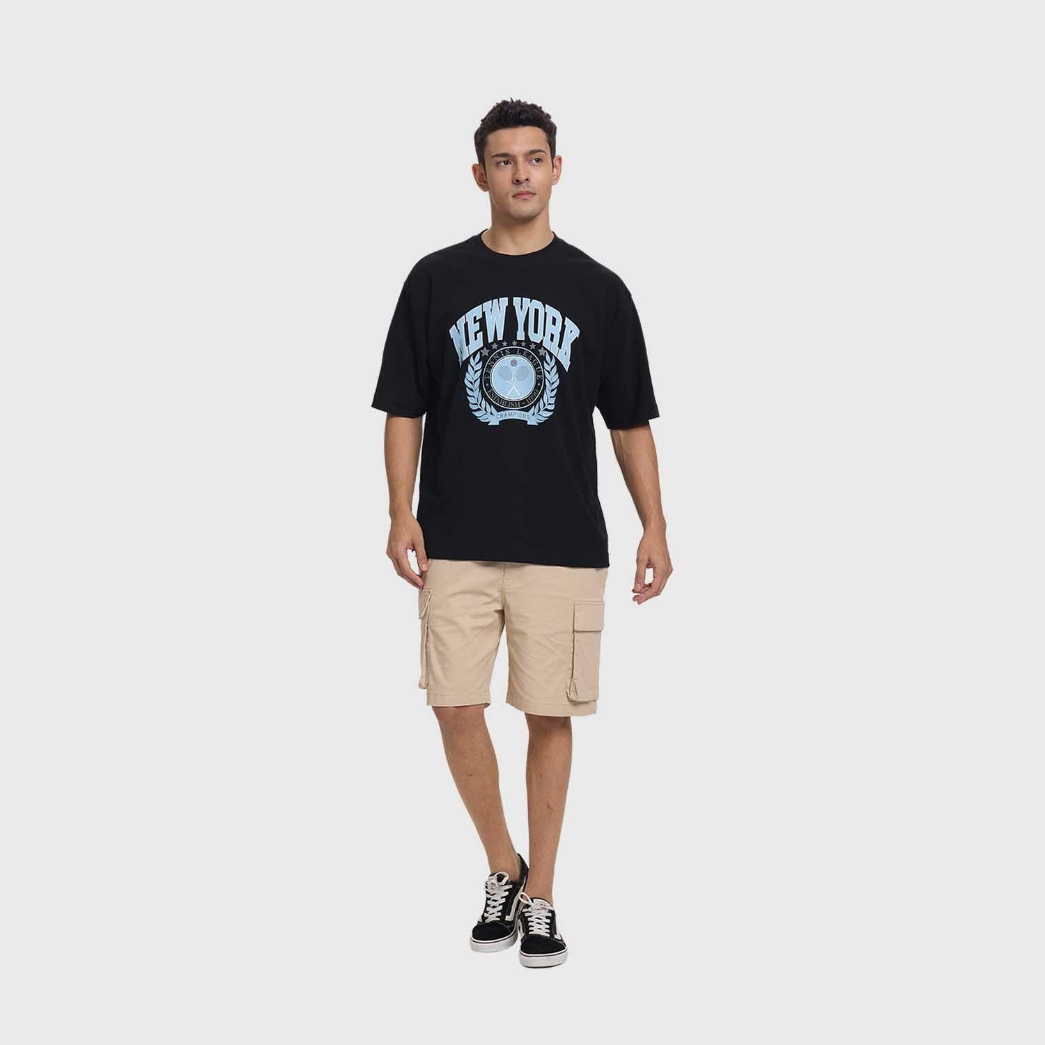 Polera Hombre Sport Tenis Negro Fashion's Park-3
