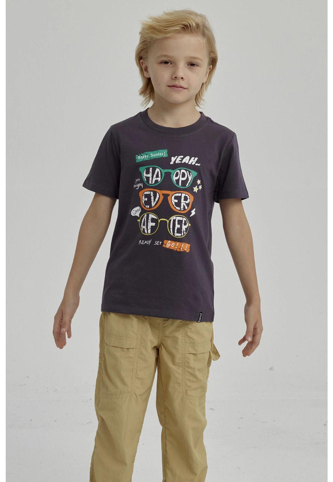 Polera Niño Básica Estampada Marengo - lll-4