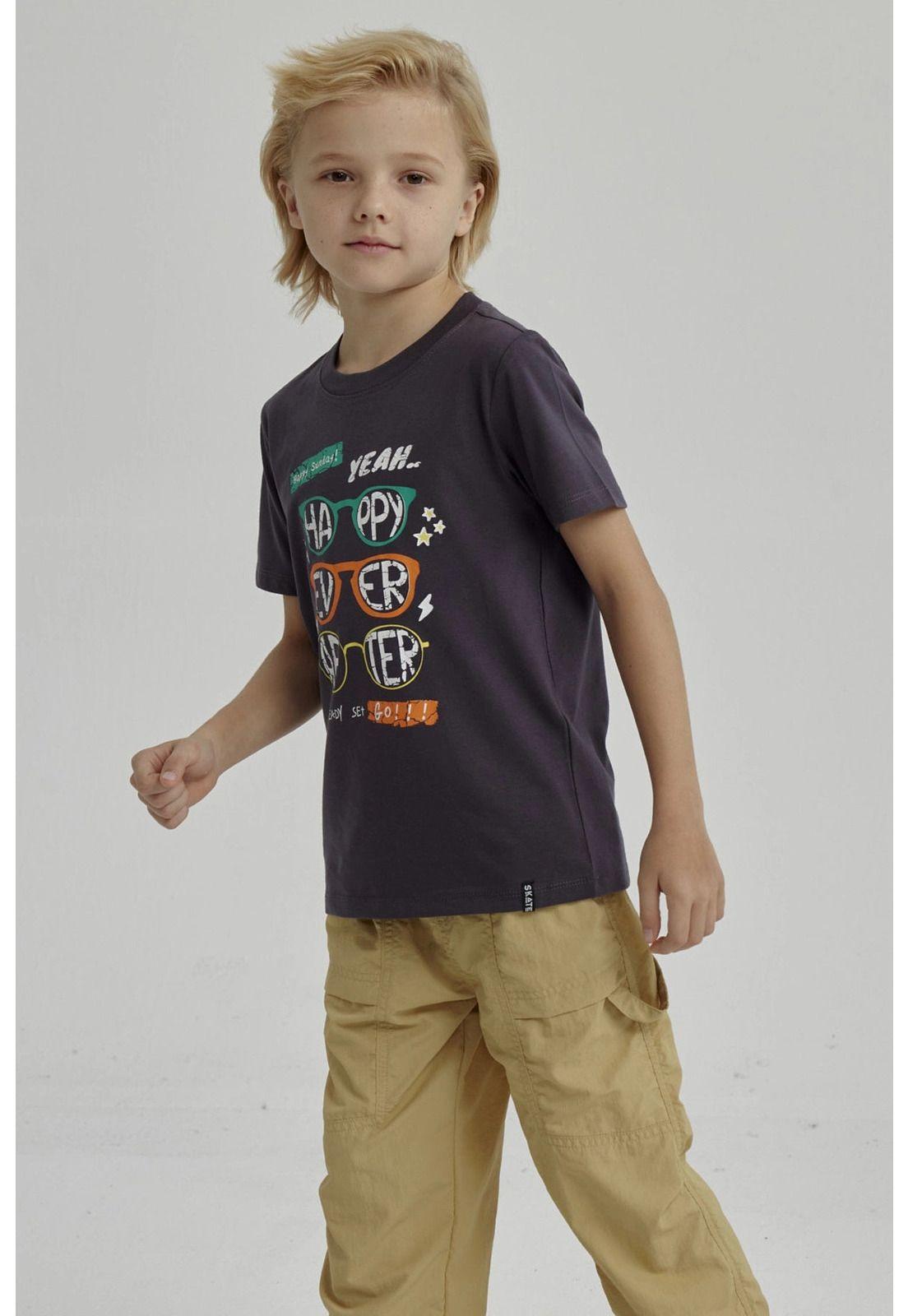 Polera Niño Básica Estampada Marengo - lll-5