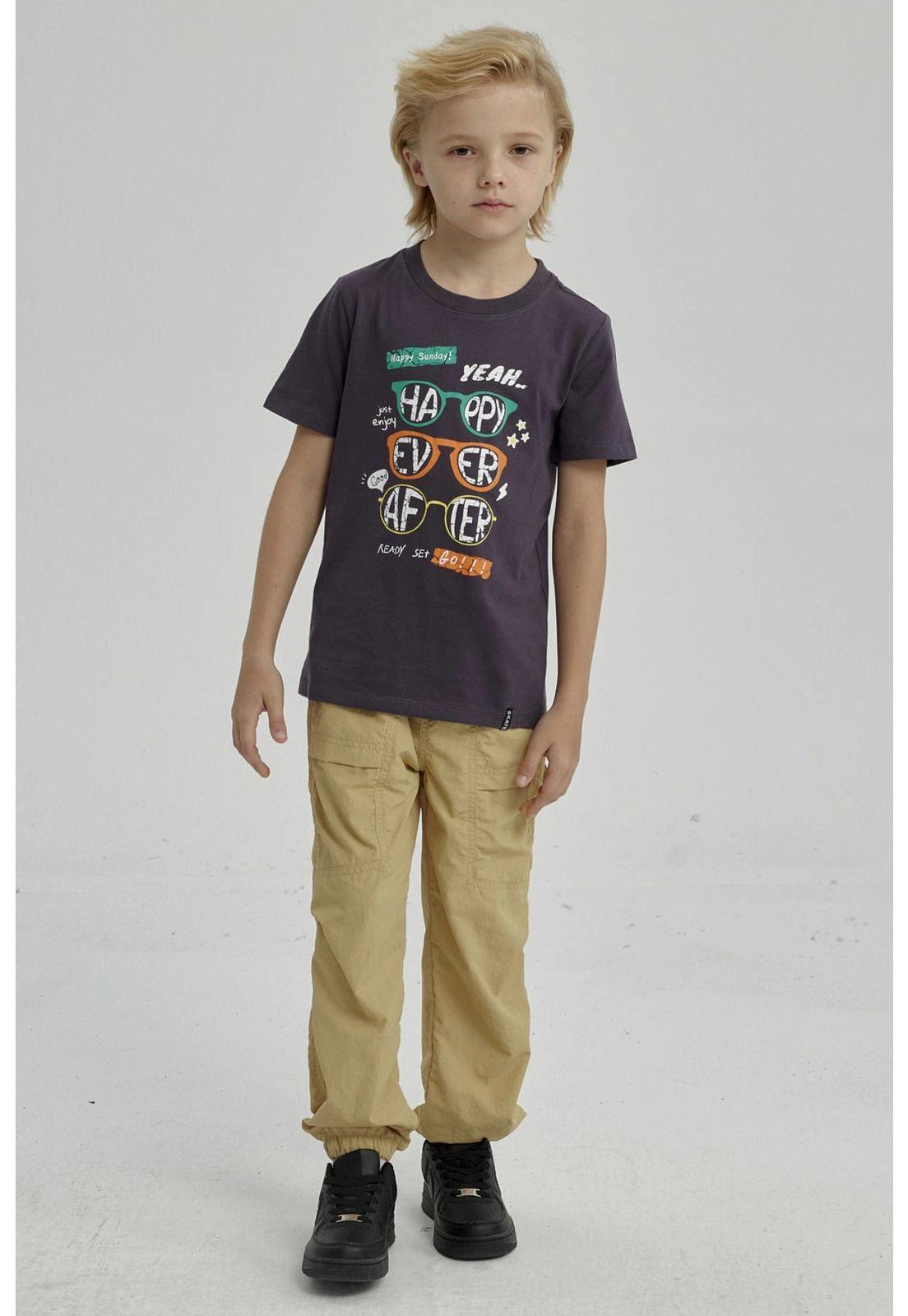 Polera Niño Básica Estampada Marengo - lll-7