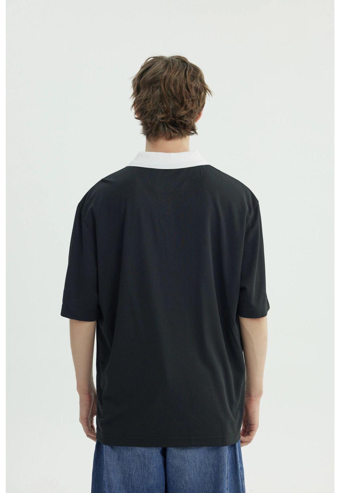 Polera Hombre Oversize Negro - Xll-2