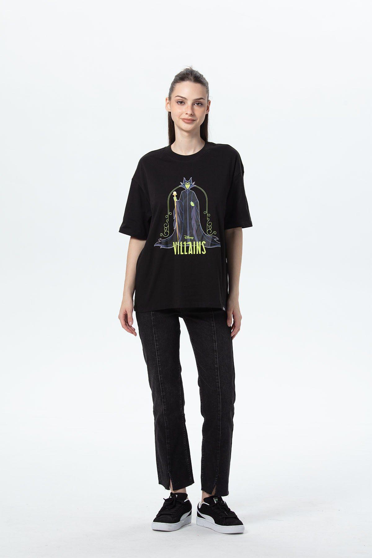 Polera Mujer Oversize Negro-3