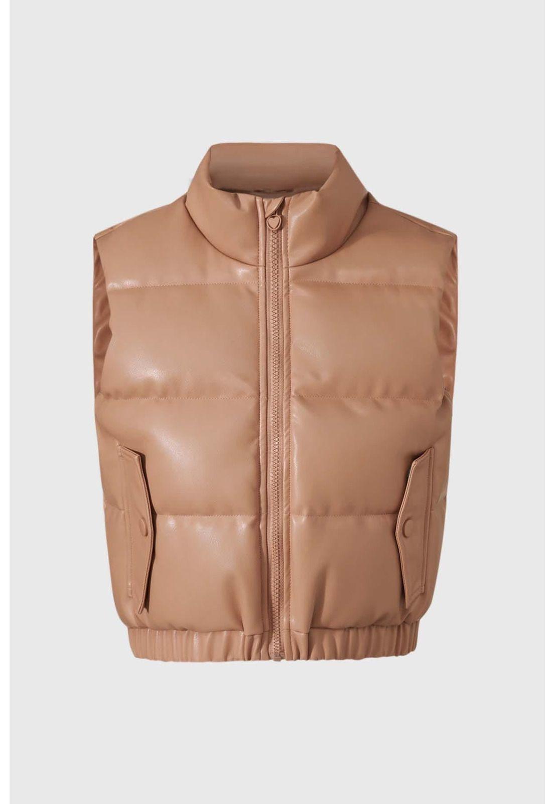 Parka Niña Puffa Café-0