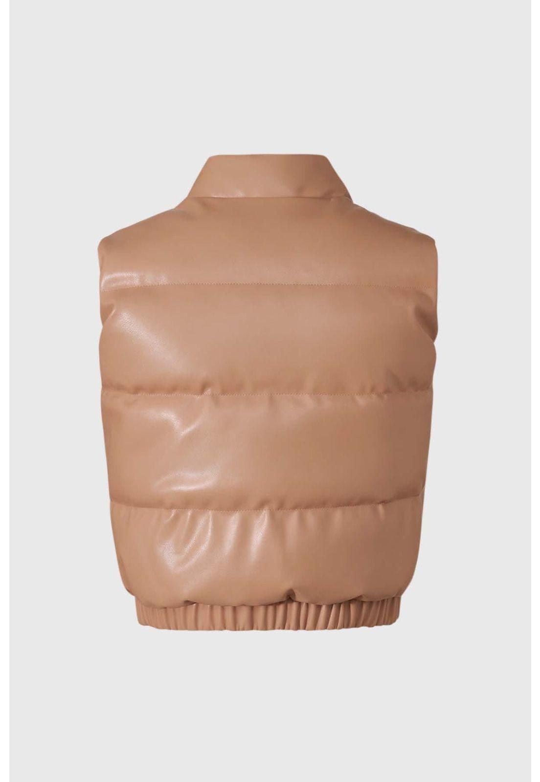 Parka Niña Puffa Café-1