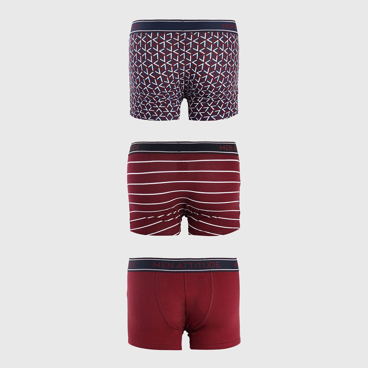 Boxer Hombre Tripack Rapport Burdeo-1