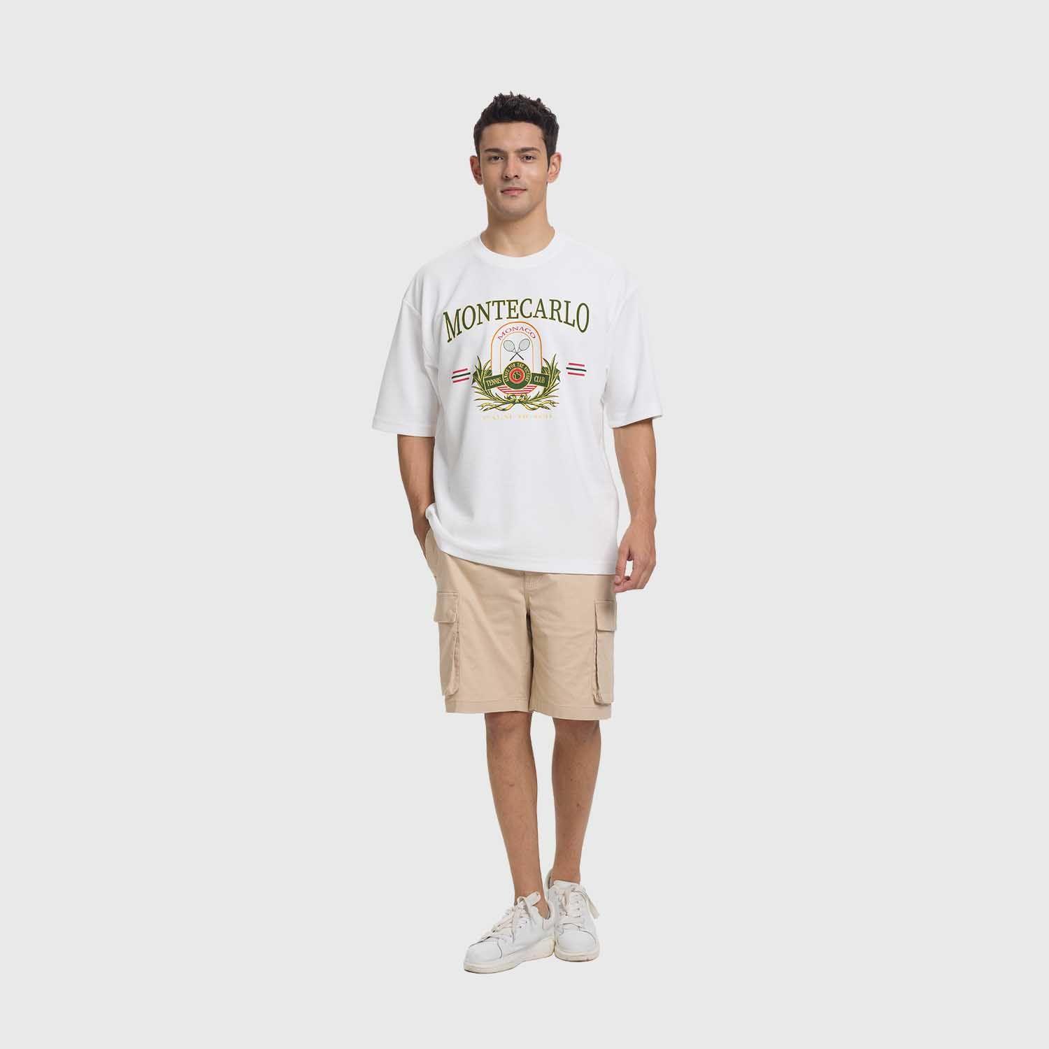 Polera Hombre Sport Tenis Blanco Fashion's Park-3