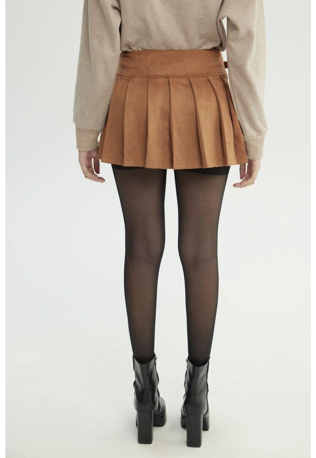 Falda Mujer Juvenil Camel-2