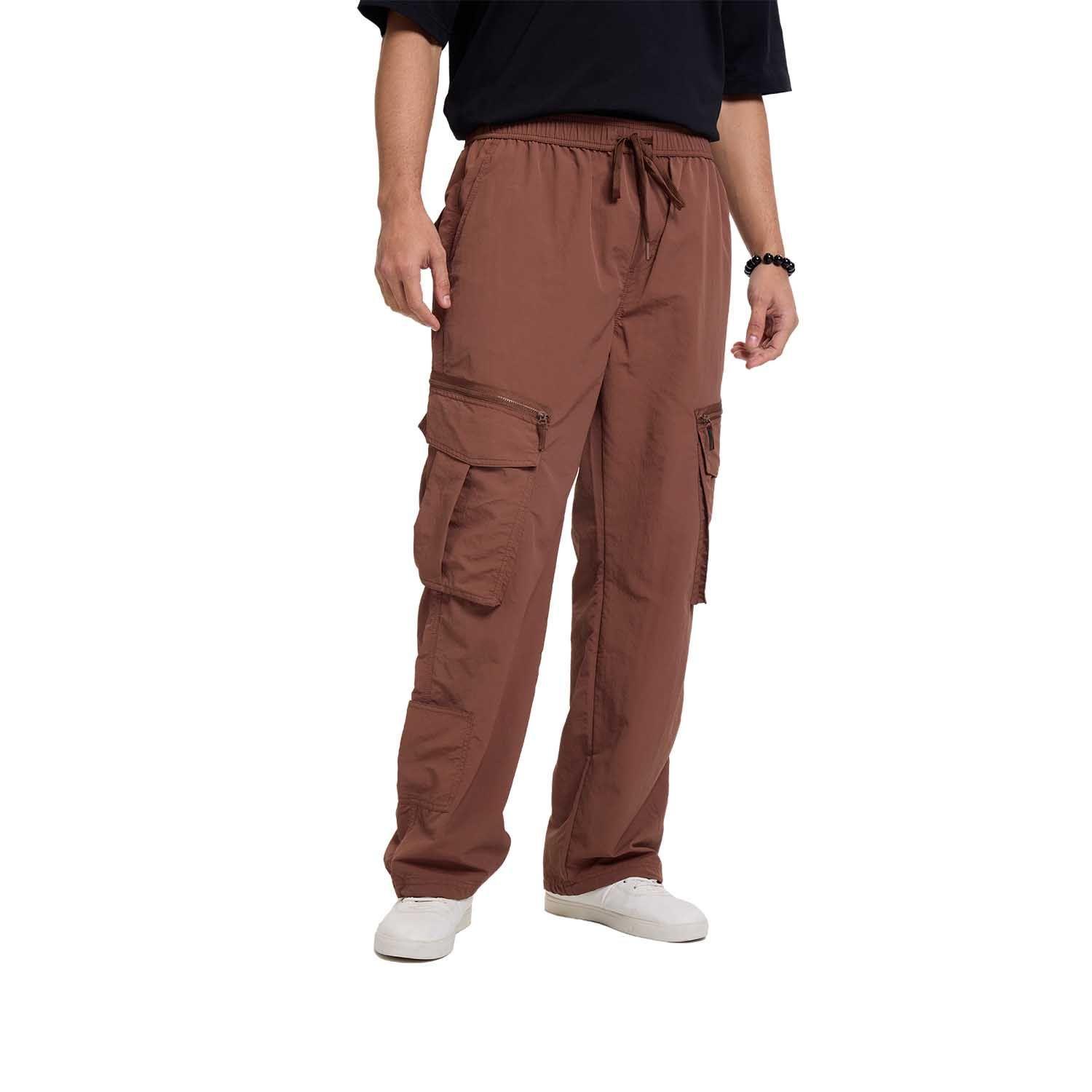 Pantalón Hombre Cargo Parachute Cafe Fashion's Park-0