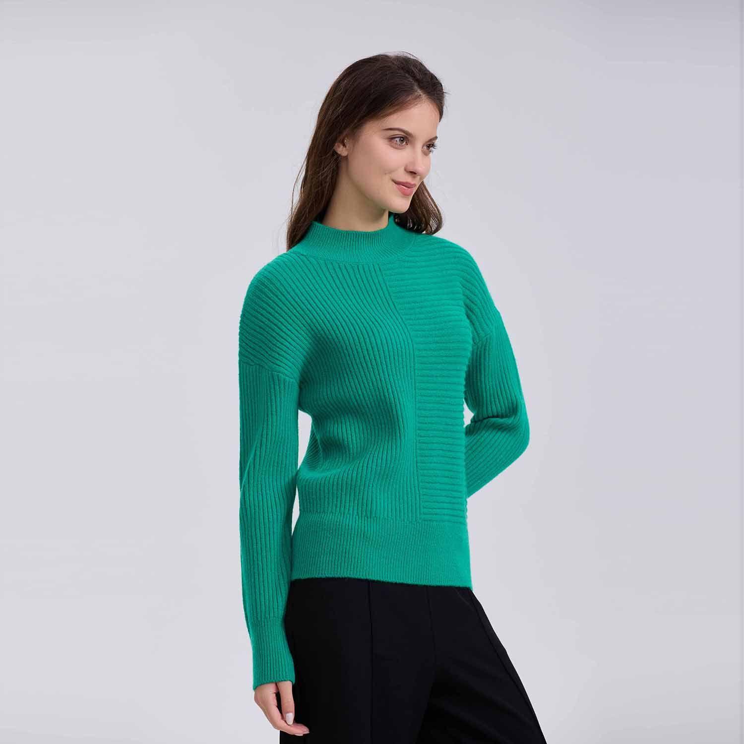 Sweater Mujer Chenille Negro-1