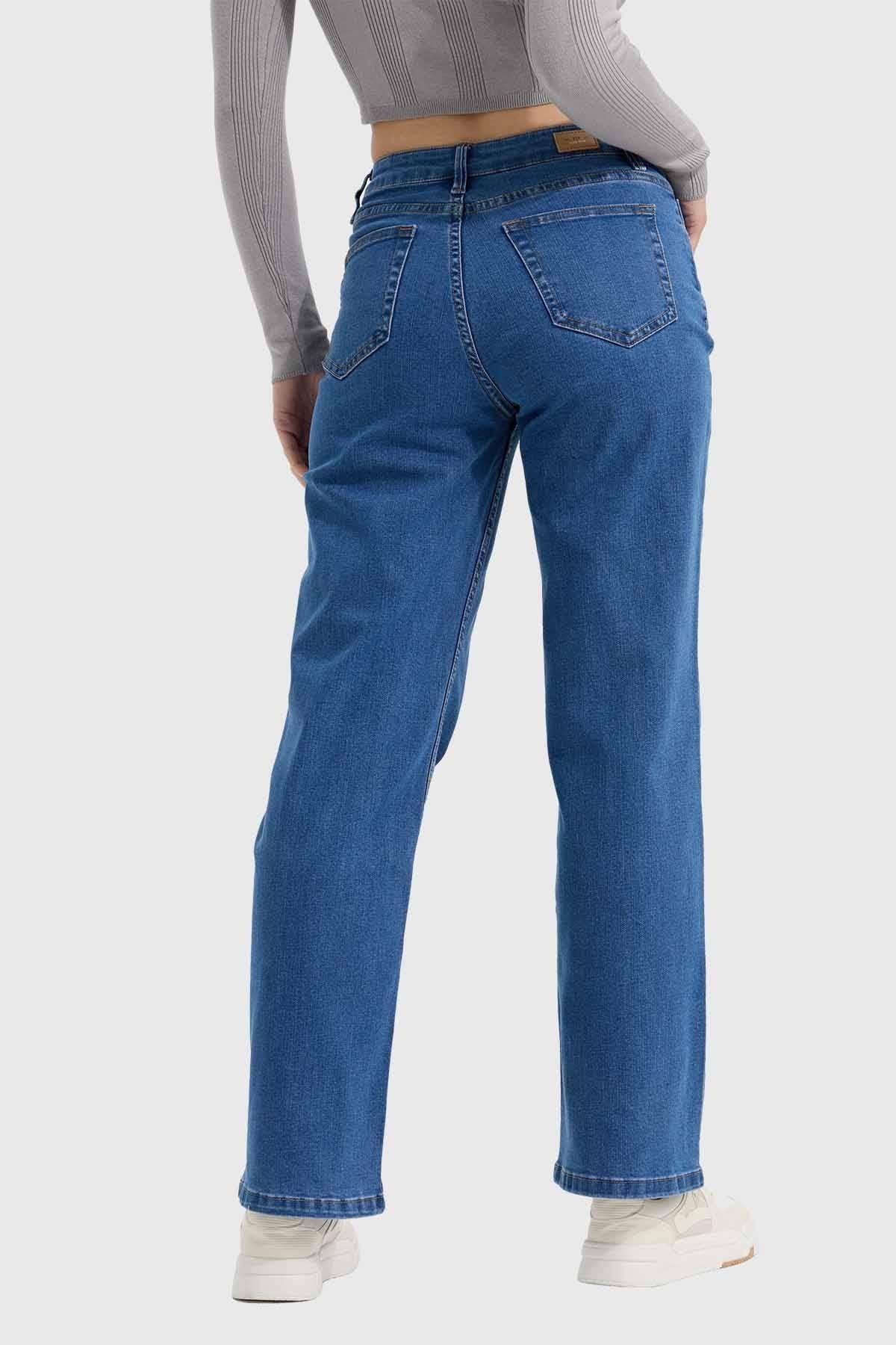 Jeans Mujer Wide Leg Sofía Azul-2