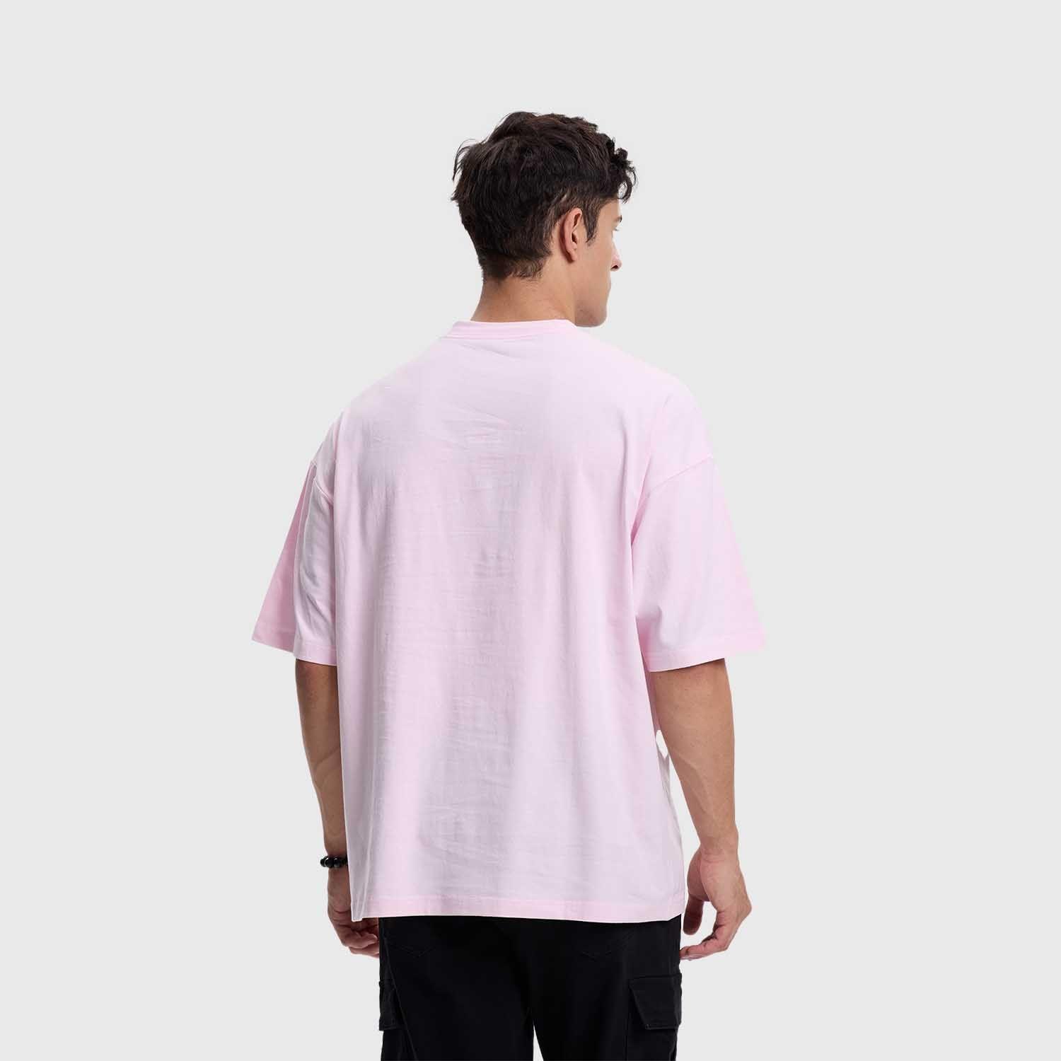 Polera Hombre Oversize Rosado Fashions Park-2