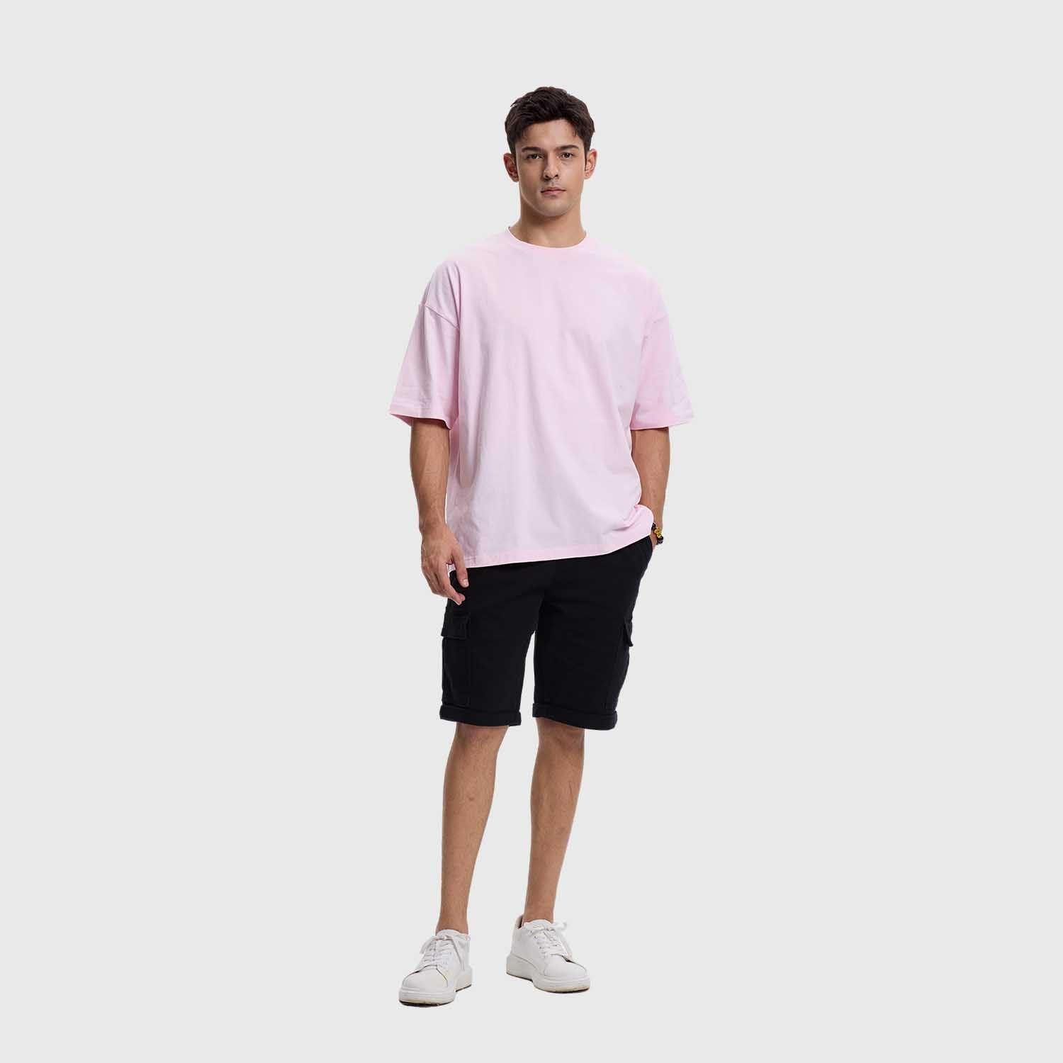Polera Hombre Oversize Rosado Fashions Park-3