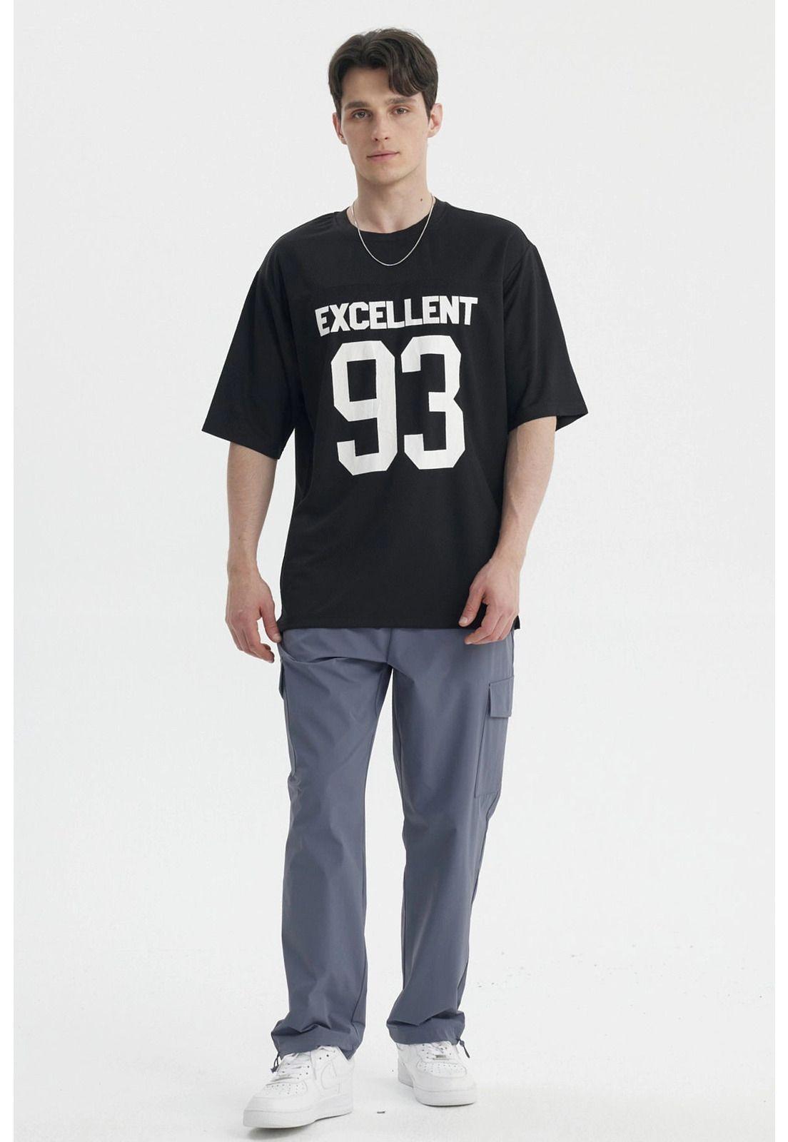 Polera Hombre Oversize Negro- lll-3