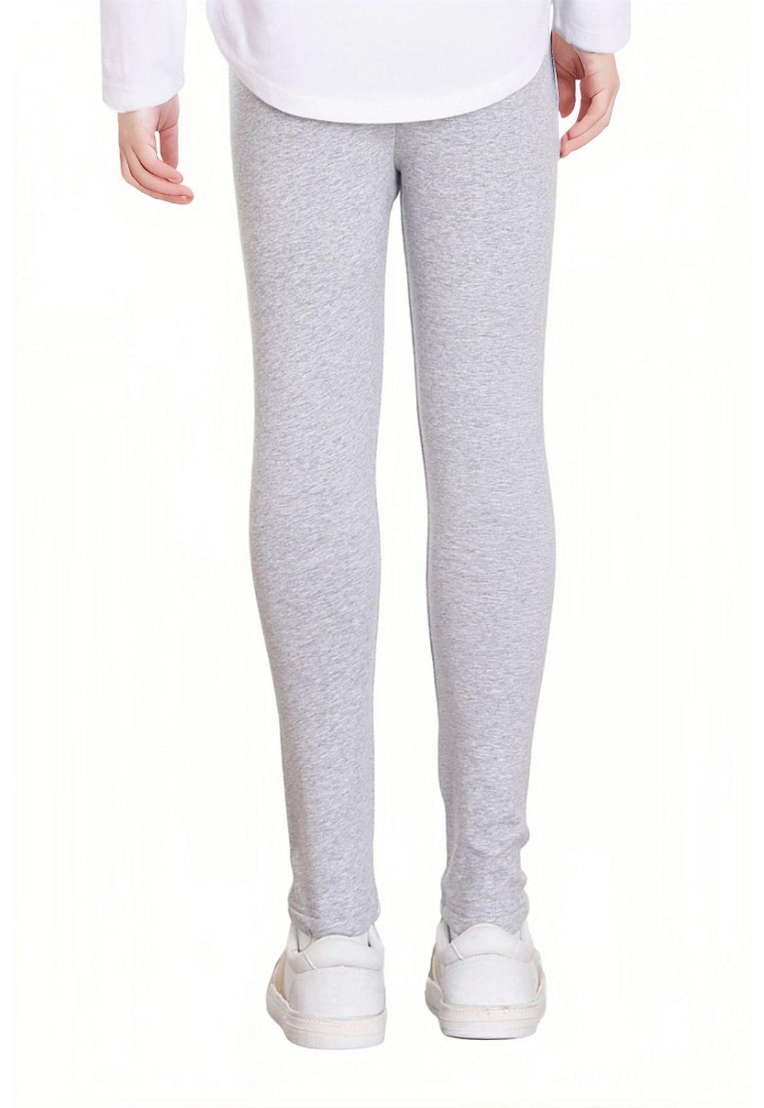 Calza Niña Polar Interior Gris-1