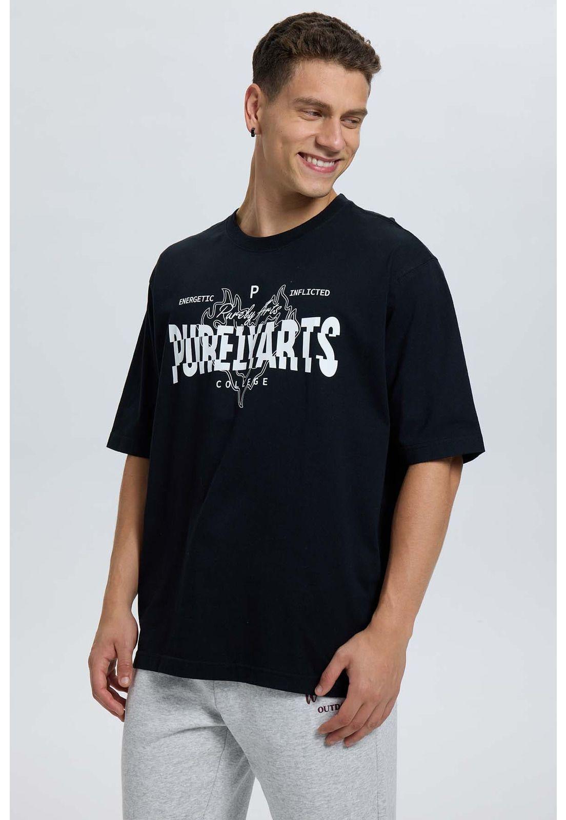 Polera Hombre Negro-0