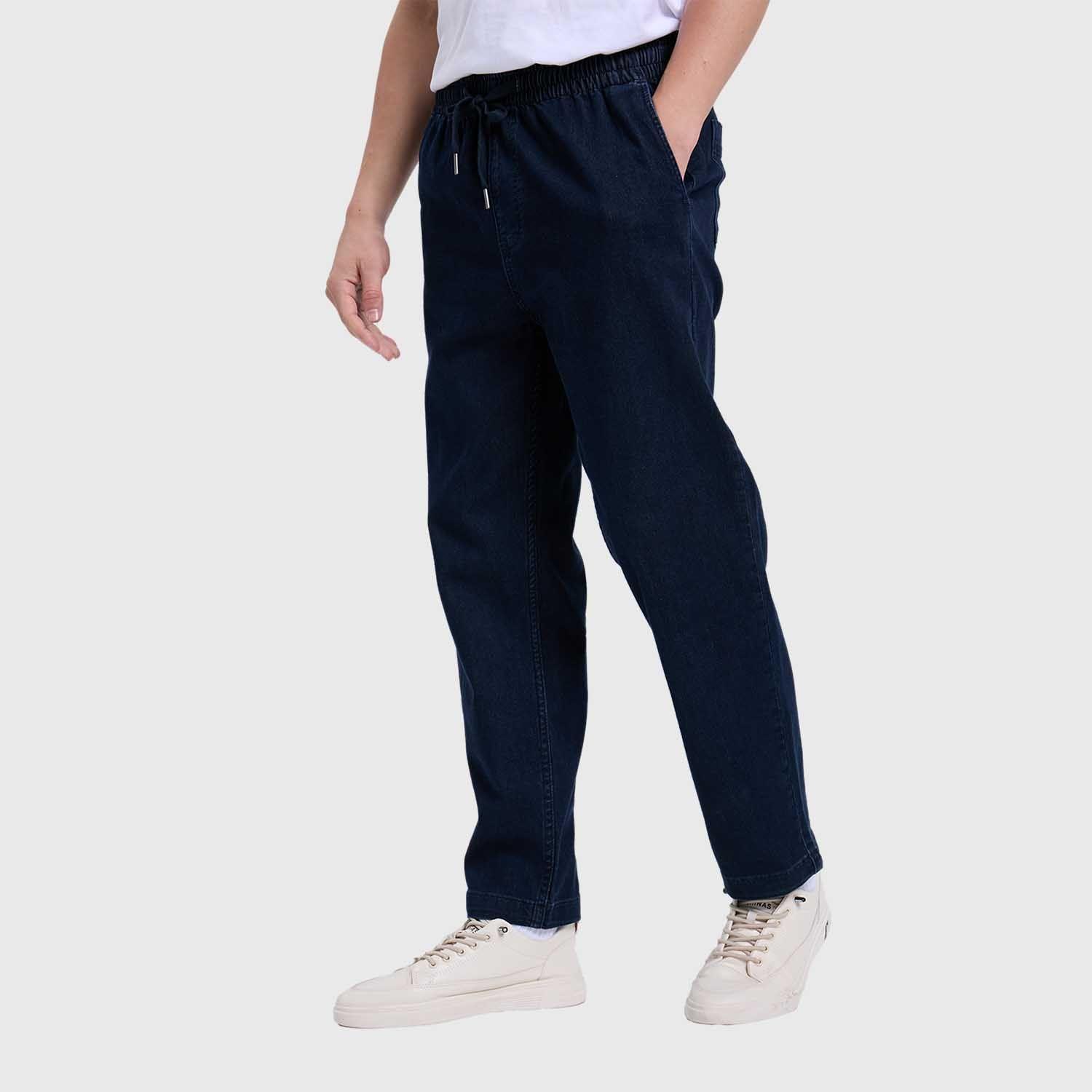 Jeans Hombre Comfort Suave Azul Medio-1