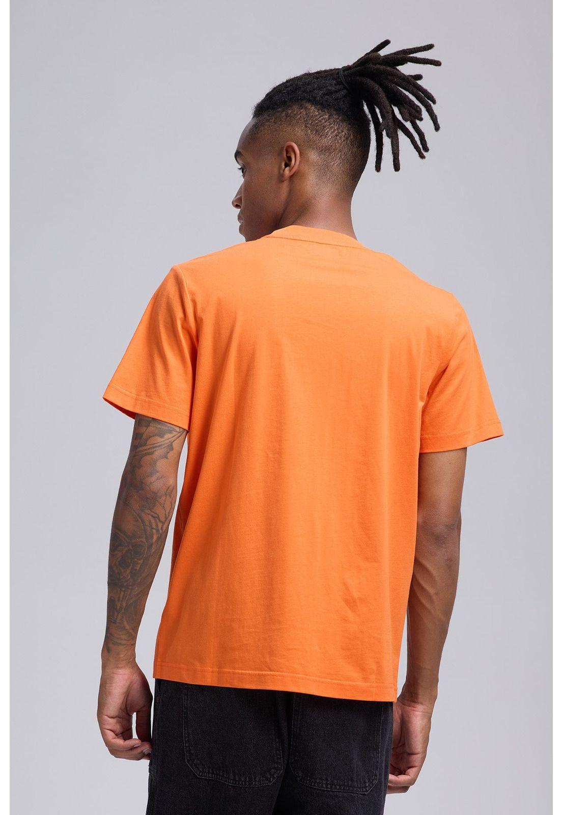 Polera Hombre One Piece Naranjo-2