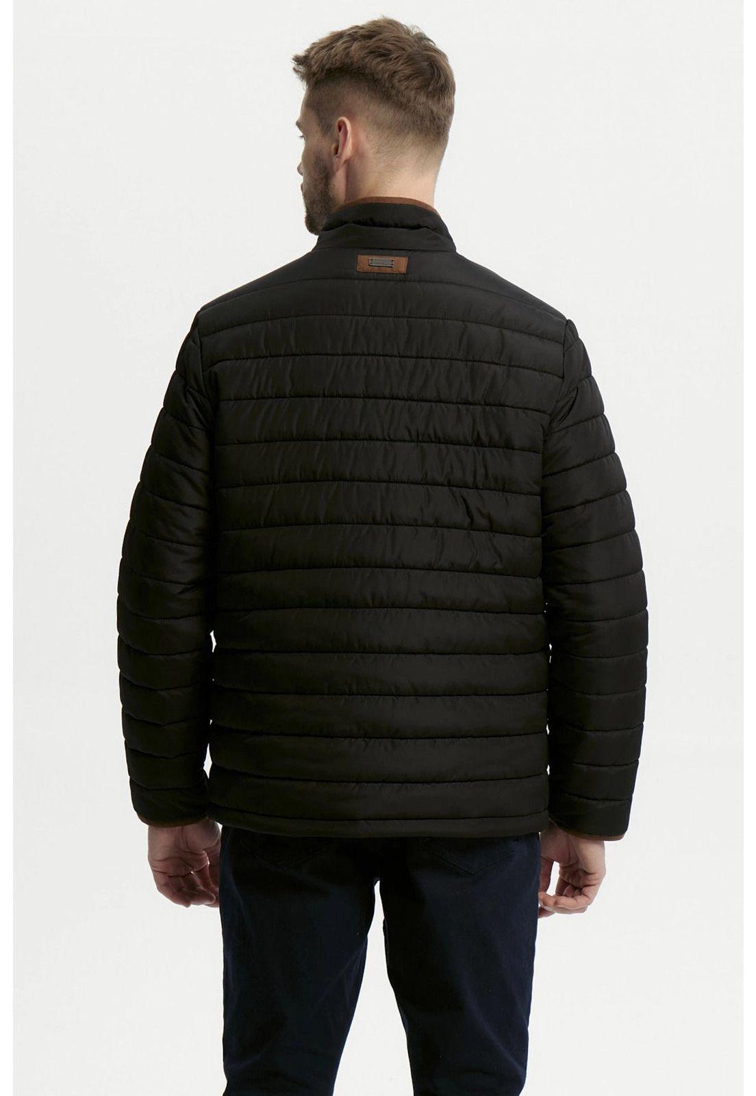 Parka Hombre Slim Negro - X-2