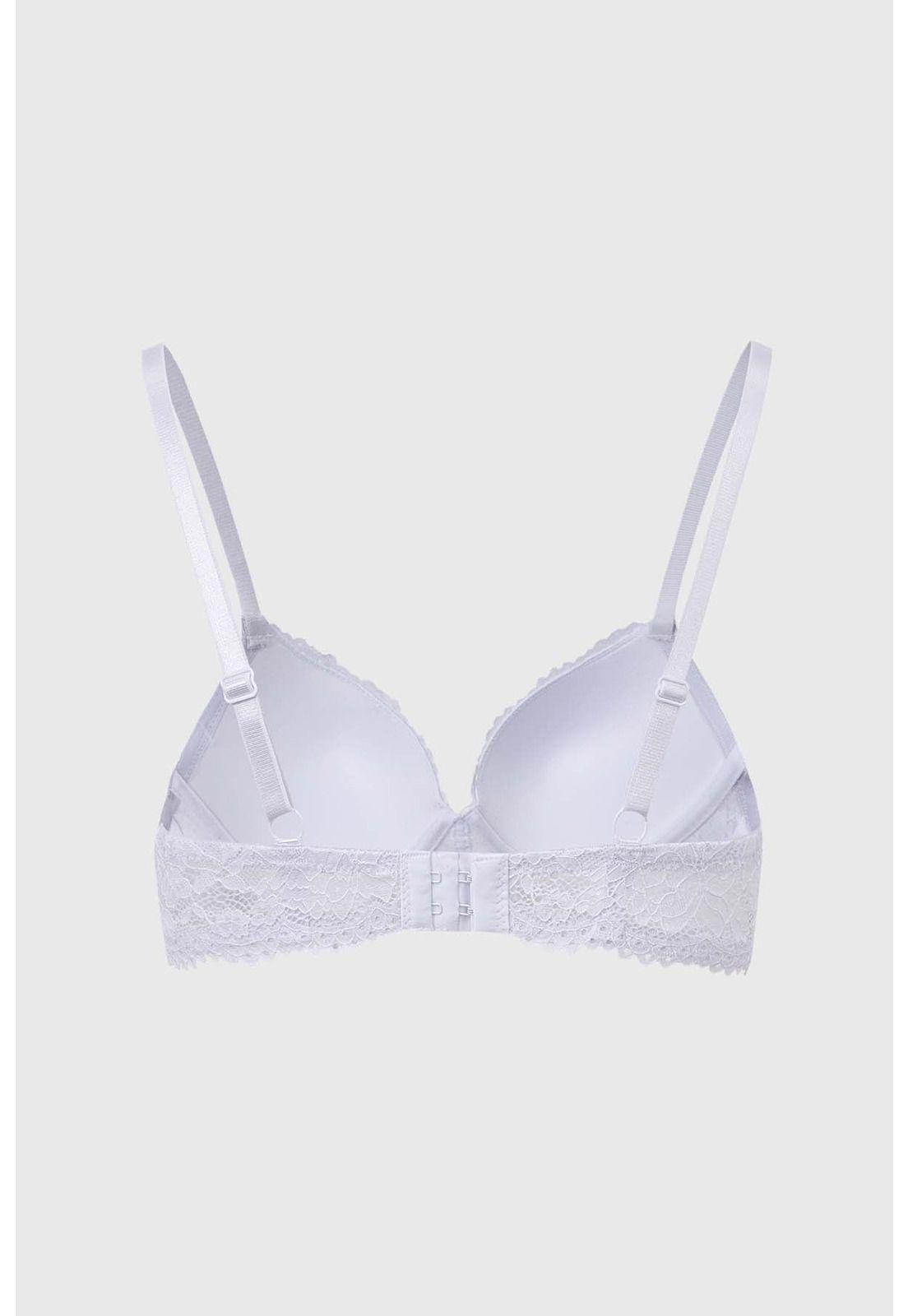 Sostén Mujer Copa Soft Encaje Blanco-1