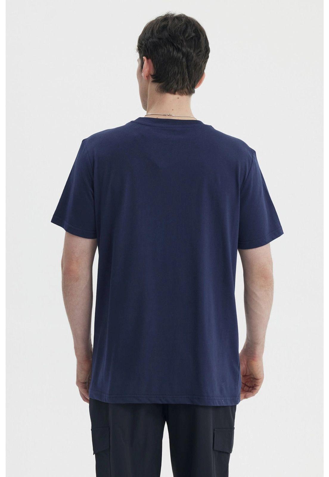 Polera Hombre Slim Azul- lll-2