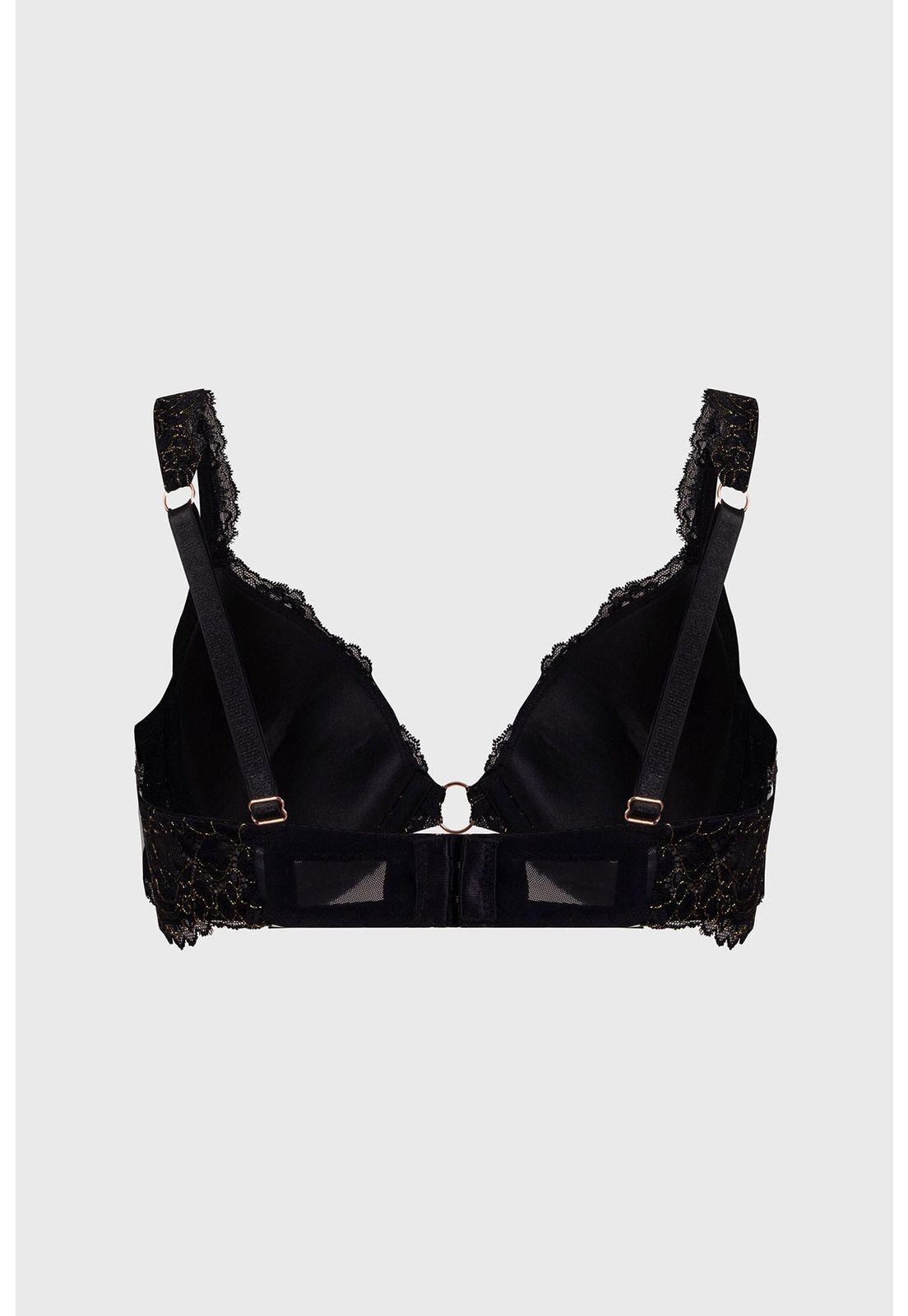 Sostén Mujer Copa Soft Encaje Detalle Negro-1