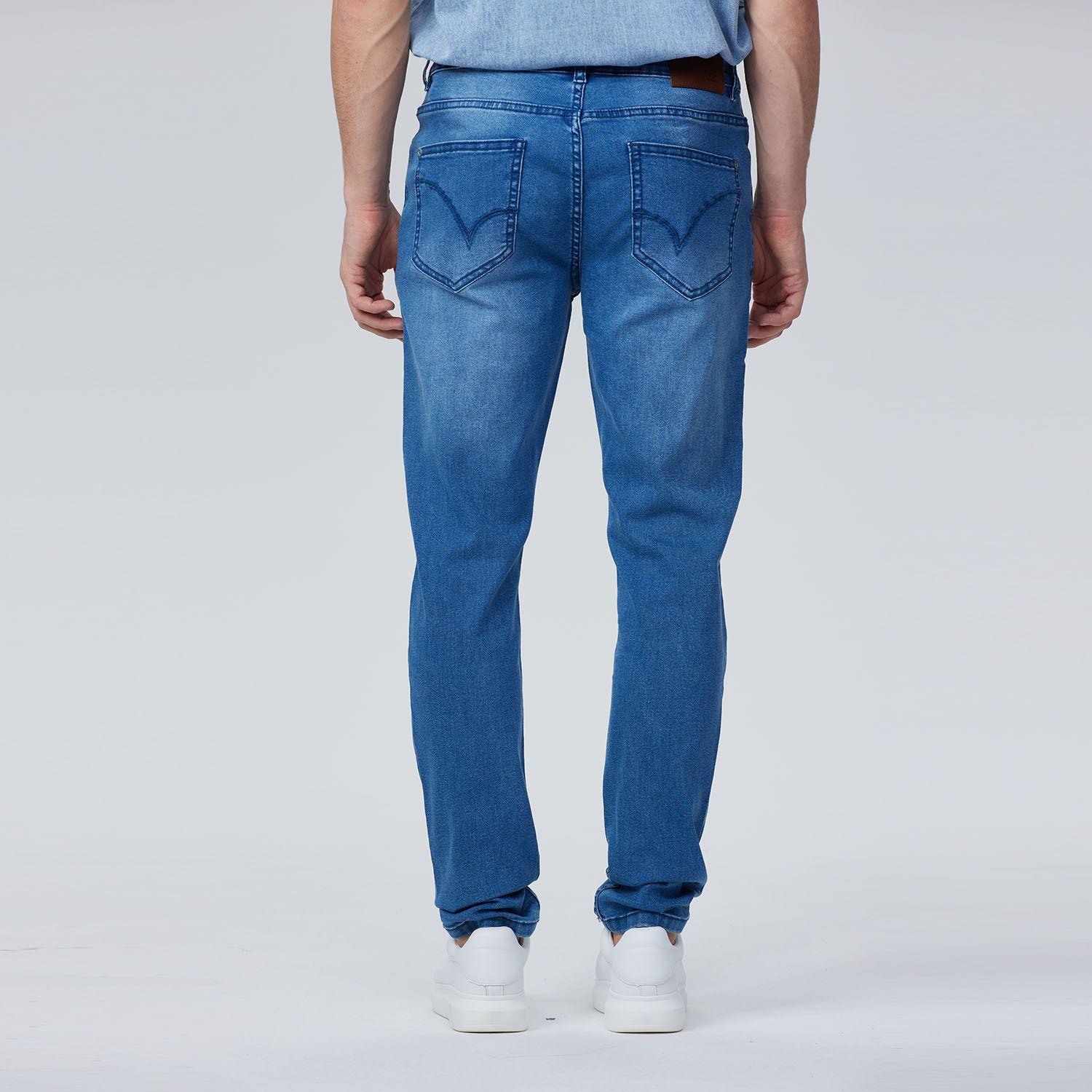 Jeans Skinny 101 Azul Hombre-2