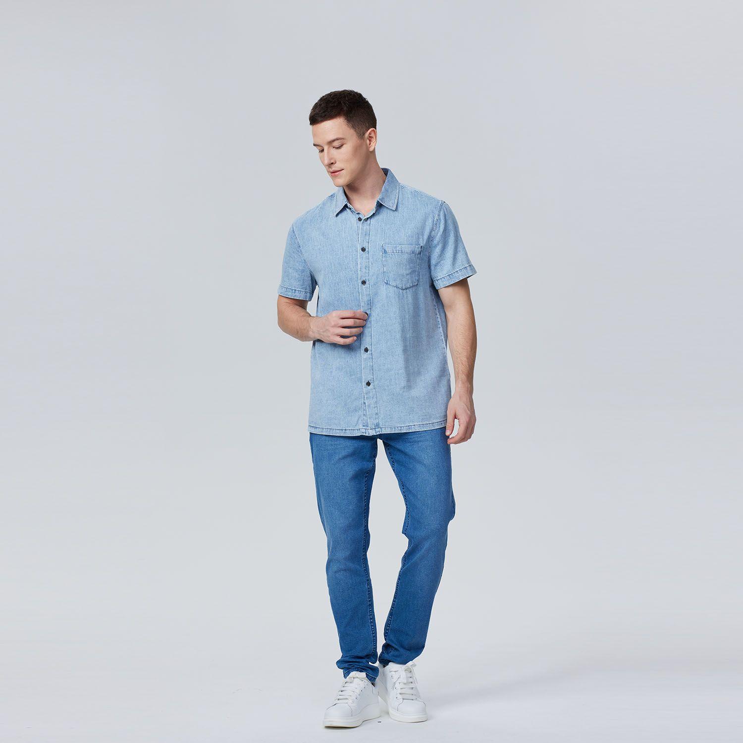 Jeans Skinny 101 Azul Hombre-3