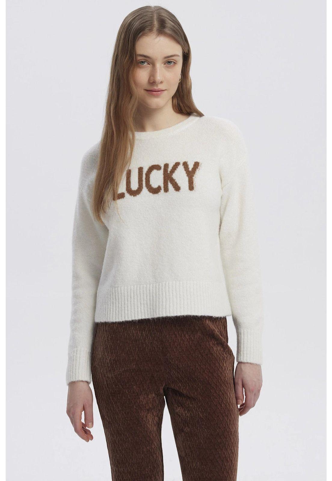 Sweater Mujer Juvenil Crudo-0