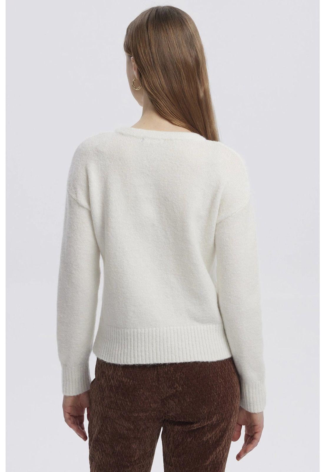 Sweater Mujer Juvenil Crudo-2