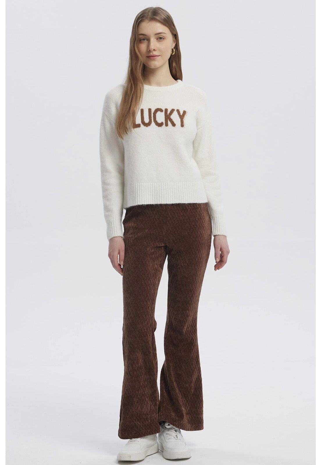 Sweater Mujer Juvenil Crudo-3