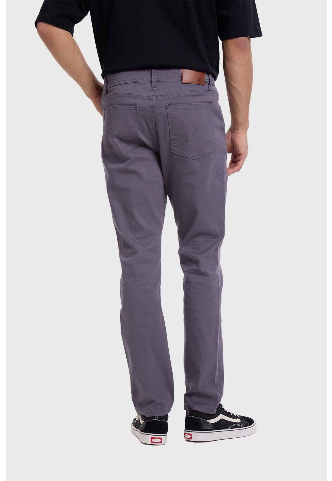 Jeans Hombre Slim Verde-2