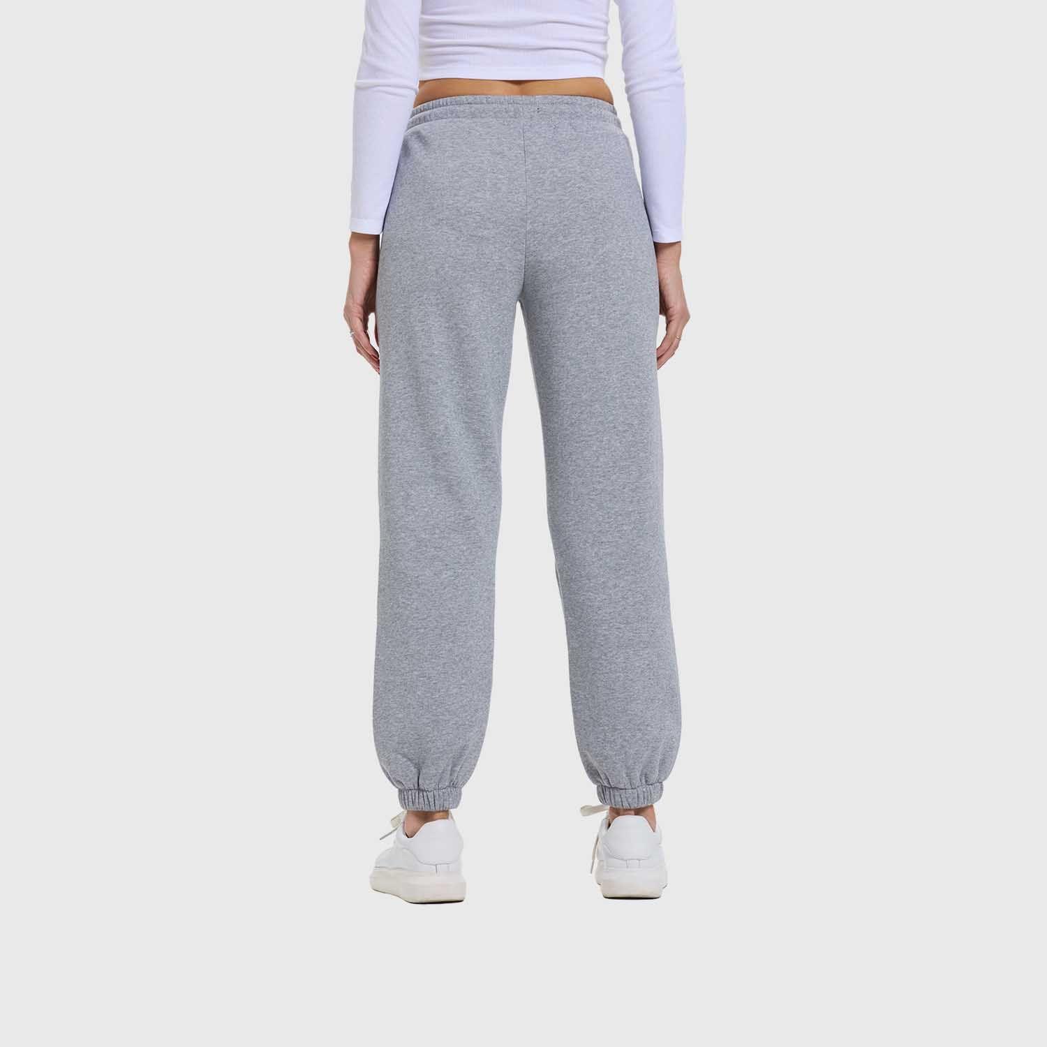 Pantalón Mujer Jogger Gris Melange Fashion's Park-2